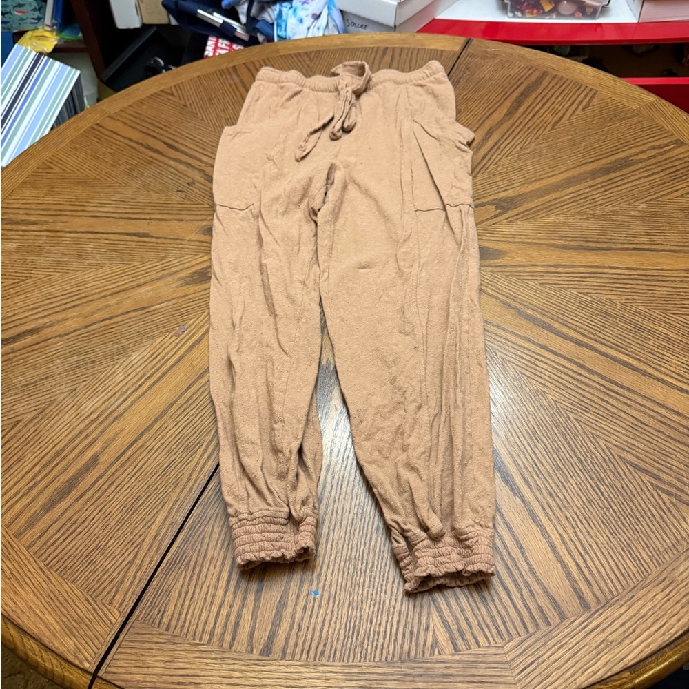 Aerie Light Brown Jogger Pants